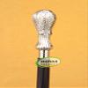 Stick Length 92 cm/by INAM HANDICRAFTS Antique Wooden Foldable Walking Stick/Walking Cane with Solid and Antique Brass Beautiful Knob Handle view 2