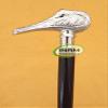 Stick Length 92 cm/by INAM HANDICRAFTS Antique Wooden Foldable Walking Stick/Walking Cane with Solid and Antique Brass Beautiful Handle view 2