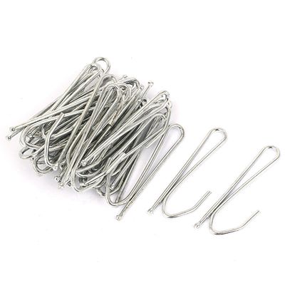 Aexit Single Prong Window Treatments Metal Pleat Drapes Curtain Hooks Clips Window Treatment Sets 62x20mm 30pcs
