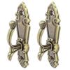 Aexit Screw Mount Outdoor Dcor Curtain Tassel Tie Back Tieback Mini Wall Hooks Bronze Outdoor Curtains Tone 2PCS view 1