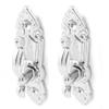 Aexit Bedroom Living Outdoor Dcor Room Curtain Tassel Tie Back Tieback Mini Wall Hooks Silver Outdoor Curtains Tone 2PCS view 1