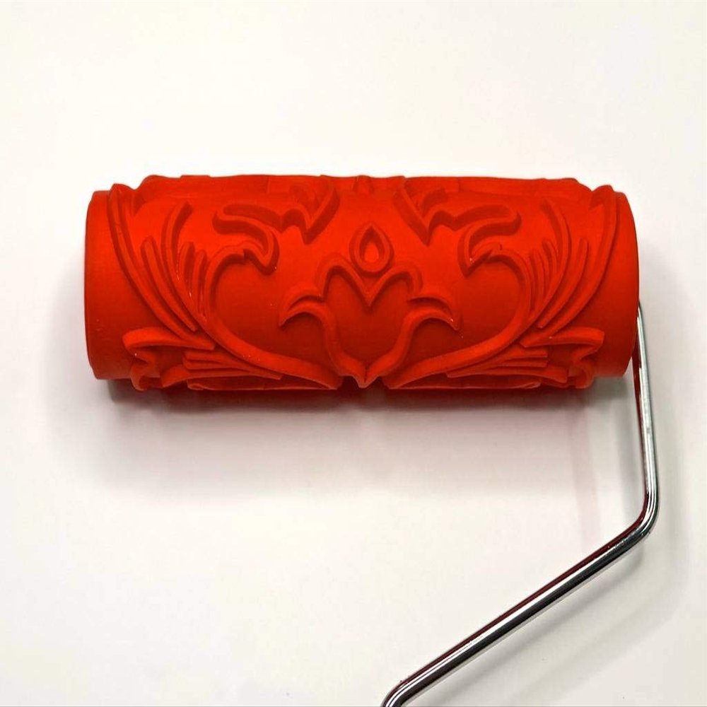 Artistic Painting Studio Tulips Pattern - Decorative Art Roller - 7" Texture Roller
