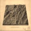 12" x 24" 1886 Relief Map of The Battle Field of Gettysburg Looking South Showing The Town Fields Farm Buildings Forests Streams Roads &Lanes As They were at The Time of The Battle view 1
