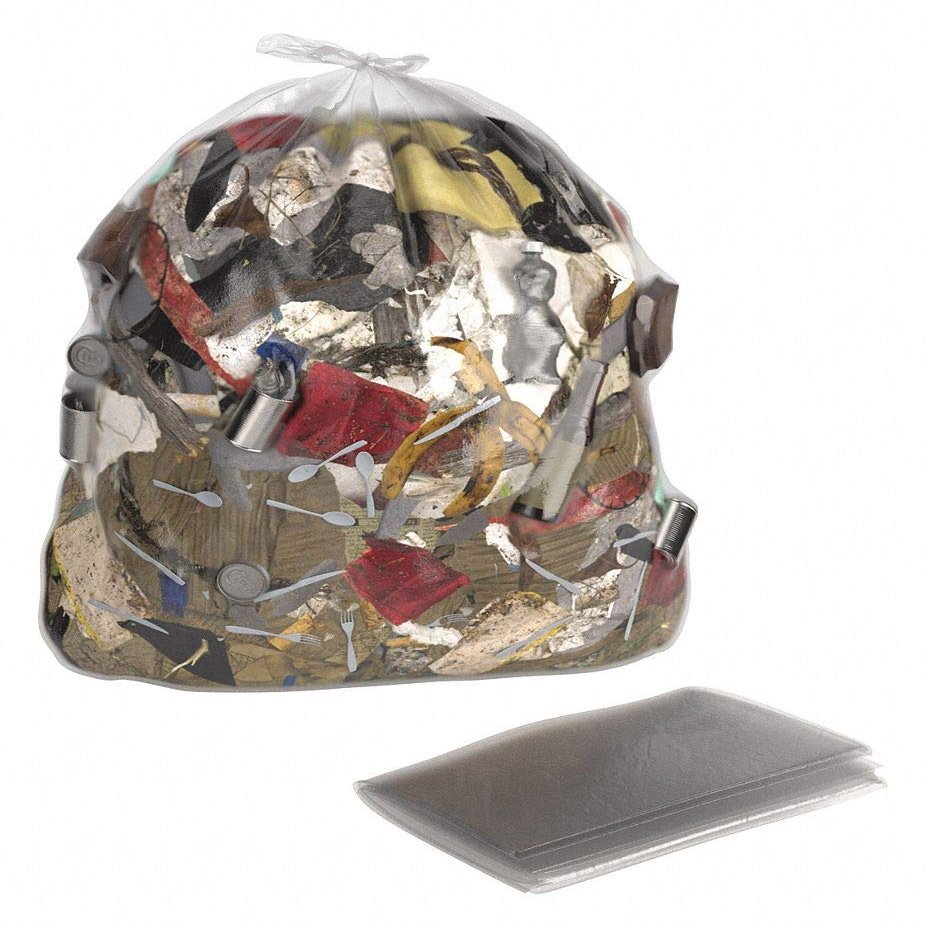 AbilityOne - NSN1506256 - Maximum Performance Can Liners - Extra Heavy Duty - 32" x 44" - Clear