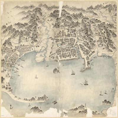 16" x 24" Map of Wonsan Chon?Gyong