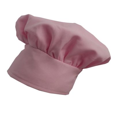 Chef Hat Pink Adjustable Beautiful Fabric 2X-Big & Tall (Big Hairdo)
