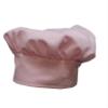 Chef Hat Pink Adjustable Beautiful Fabric 2X-Big & Tall (Big Hairdo) view 2