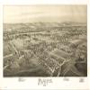 16" x 24" 1892 Map of Plains Luzerne County Pennsylvania view 1
