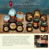 ALWAYS AZUL POTTERY Large Canister in La Fonda Design in Moonscape Glaze - Handmade Ceramic Pottery Canister - Traditional Polished Jar with Lid - Storage for Coffee, Candy, Sugar, Tea Bags, and More view 4