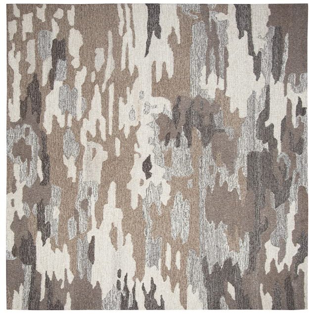Gatney Rugs Village Area Rug SK332A Brown Distressed Faded 9' x 12' Rectangle