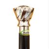 Stick Length 92 cm/by INAM HANDICRAFTS Antique Wooden Foldable Walking Stick/Walking Cane with Antique Brass Designer Knob Handle view 1