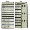 BB Brotrade Hanging Jewelry Organizer,Accessories Organizer,56 Pocket Organizer for Holding Jewelries (Beige-56 Pockets) view 2