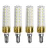 K JINGKELAI E14 LED Corn Bulbs 12W LED Candelabra Light Bulbs 100W Incandescent Bulbs Equivalent 12W LED Candle Bulbs,Daylight White 6000K,E14 Small Base,Non-Dimmable,Pack of 4 view 1