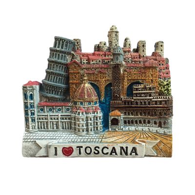 Tuscana Italy 3D Refrigerator Magnet Travel Sticker Souvenirs Home & Kitchen Decoration Italy Fridge Magnet from China
