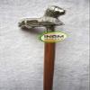 Extreme Quality Antique Wooden Foldable Walking Stick/Walking Cane with Antique Brass Designer Lion Handle/Stick Length 92 cm/by INAM HANDICRAFTS view 2