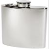 6oz Pewter Captive Top Hip Flask Kidney Shaped in Plain Bright Polished Finish Screw Top Perfect for Engraving Hip Flasks for Men Personalised view 1