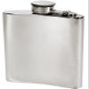 6oz Pewter Captive Top Hip Flask Kidney Shaped in Plain Bright Polished Finish Screw Top Perfect for Engraving Hip Flasks for Men Personalised view 2