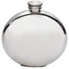 Round 6oz Game Fish Pike Picture Insert Pewter Hip Flask with Unique Colour Picture Set into Front Recess Bright Polished Finish Screw Top Hip Flasks for Men view 2