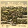 16" x 24" 1889 Map of Henniker New Hampshire view 1
