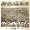 18" x 24" 1889 Map of Mahanoy City Pennsylvania view 1