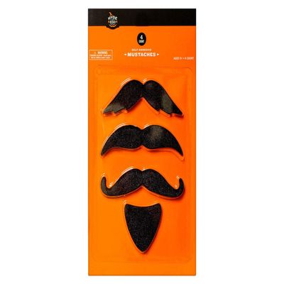 Hyde and Eek! Boutique 4ct Halloween Mustache Pumpkin Decorating Kit