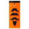 Hyde and Eek! Boutique 4ct Halloween Mustache Pumpkin Decorating Kit view 1