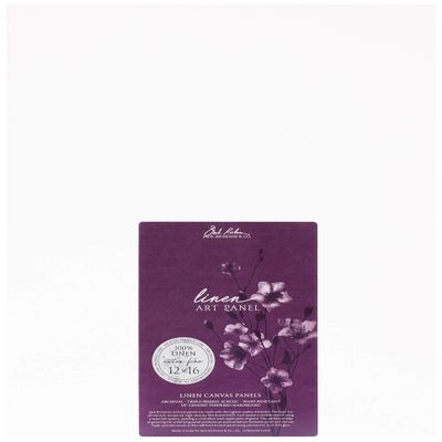 Jack Richeson Linen Canvas Panel Extra Fine 12x16x.225,