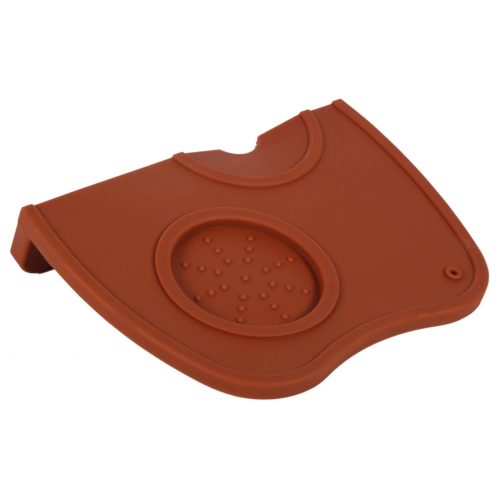 Espresso Mat, Tamping Mat, 8mm Espresso Tamper Mat Multi-Function Anti-Slip Coffee Tamper Holder Silicone Pad Mat, Thickness Great for Working with Espresso Machine(Coffee)
