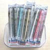 Idea Sekikawa Aluminum Cool Straws, Short, Set of 2, Gold, Cleaning Brush Included, Made in Japan view 2