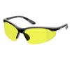 voltX 'Constructor' SAFETY READERS Full Lens Reading Safety Glasses (+1.0 Dioptre, Yellow) ANSI Z87.1+ & CE EN166F, Wraparound Style - Includes Safety Cord with headstop - UV400 anti fog coated lens view 1