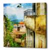 Epic Graffiti 'Santorini II' Canvas Wall Art, 18"x18" view 1