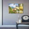 Epic Graffiti 'Santorini II' Canvas Wall Art, 18"x18" view 2