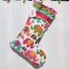 Elephant Christmas Stocking with Embroidery Personalized Name Tag - Baby's First Christmas, Kid's Holiday Stocking Stuffer with Ruffles, 19 Inches view 2