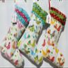 Elephant Christmas Stocking with Embroidery Personalized Name Tag - Baby's First Christmas, Kid's Holiday Stocking Stuffer with Ruffles, 19 Inches view 4