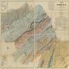 16" x 24" 1890 Map of Washington County Virginia & Contiguous Territory Showing Mineral Resources Agricultural Areas view 1
