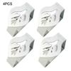 Tablecloth Clips 4Pcs Decorative Stainless Steel Tablecloth Clips,Leaf Sun Design,Tablecloth Clamp Holder, Table Cover Clamps Table Cloth Holders for Home Picnic BBQ Wedding(Leaf) view 3