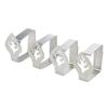 Tablecloth Clips 4Pcs Decorative Stainless Steel Tablecloth Clips,Leaf Sun Design,Tablecloth Clamp Holder, Table Cover Clamps Table Cloth Holders for Home Picnic BBQ Wedding(Leaf) view 4