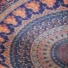 Peacock Mandala Tapestry Hippi Mandala Throw Bohemian Cotton Psychedelic Indian Bedspread Magical Thinking Handmade Tapestry Dorm Decor Wall Hanging Ethnic Home Decorative Beach Throw Blanket view 4