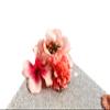 GRADWYSE Silver Glitter Graduation Cap Topper with Flowers, Class of 2025, I'm Psyched view 3