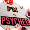 GRADWYSE Silver Glitter Graduation Cap Topper with Flowers, Class of 2025, I'm Psyched view 4
