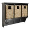 Safavieh Home Collection Finley Hanging 3 Basket Wall Rack view 3