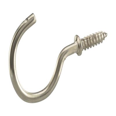 Hillman Small Metal 7/8 in. L Cup Hook 1 lb. 8 pk