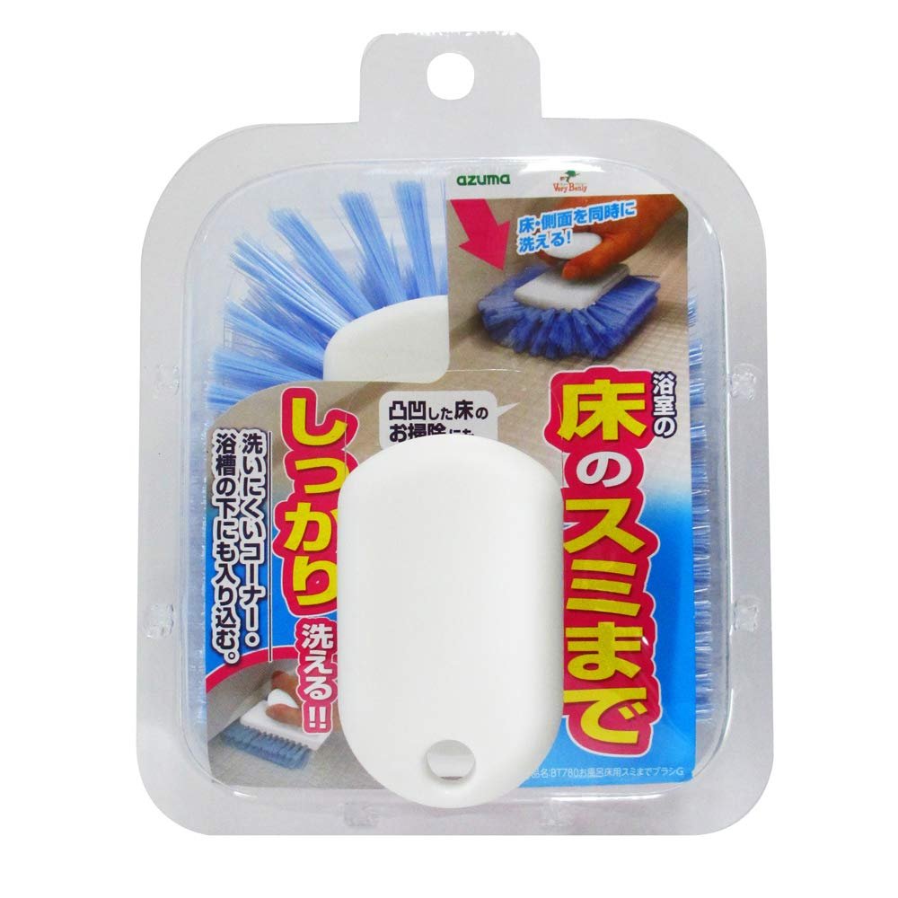 Azuma BT780 Bath Cleaner Brush G Up to Bath Floor Smears Approx. 4.5 x 3.0 x 5.4 inches (11.6 x 7.7 x 13.8 cm) Fully Washable to Bathroom Smears
