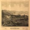 16" x 24" 1889 Map of Blackinton Massachusetts view 1
