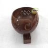 INAM Premium Quality, Antique Beautiful and Designer Hand Carved Wooden Decorative Drill Hole Yarn Bowl HANDICRAFTS view 3
