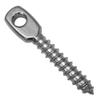 Set of 5 Pieces Marine 5/16 Inch - Lag Thread Size Stainless Steel T316 Threaded Eye Tab SS T316 view 4