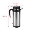 950ml Car Kettle Thermos, Stainless Steel Travel Electric Kettles for WaterTea Coffee Milk (24V) view 3