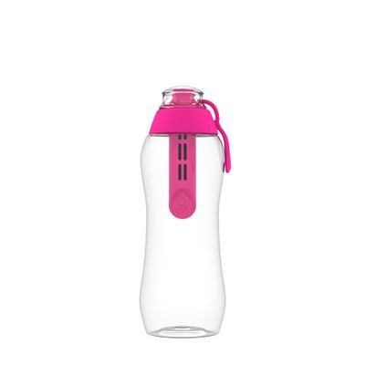 Dafi Reusable Sport Bottle With Filter BPA-Free, Activated Pink 300ml