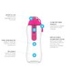 Dafi Reusable Sport Bottle With Filter BPA-Free, Activated Pink 300ml view 3