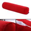 Aowufan Solid Color Cervical Pillow Cylindrical Round Neck Pillow Candy Pillow Long Leg Pad Foot Pillow Throw Pillow Sofa Cushion (Red, L) view 2